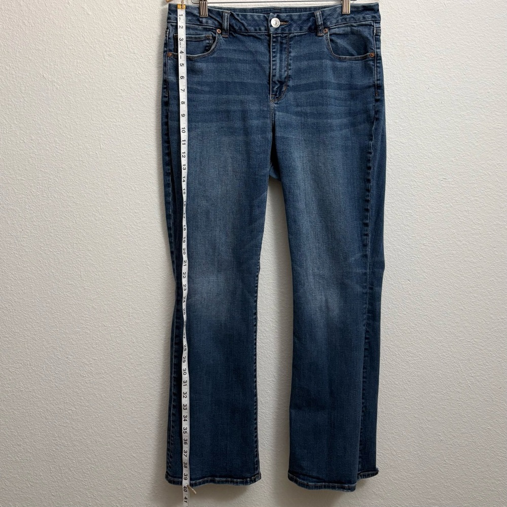 American Eagle Outfitters Curvy Skinny Kick Jeans - Blue - Picture 9 of 11